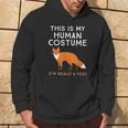 Das Ist Mein Menschen I'm Really A Fox Kapuzenpullover Lebensstil