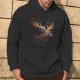 Deer Animal Motif Elk Forest Animal Print Deer Kapuzenpullover Lebensstil