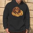 Dog Dachshund Official Favourite Sleeping Dachshund Kapuzenpullover Lebensstil