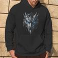 Dragón Ojos Azules Ojos Obras De Arte Dragón Sudadera Estilo de vida