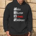 Eat Sleep Anime Repeat Manga Anime Manga Japan Outfit Kapuzenpullover Lebensstil