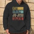 Eat Sleep Jiu-Jitsu Repeat Jiu-Jitsu Sin Mangas Sudadera Estilo de vida