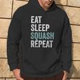 Eat Sleep Squash Repeat Squash Sudadera Estilo de vida