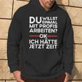 Einmal Mit Profis Arbeiten Baustelle Craftsman Kapuzenpullover Lebensstil