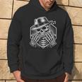 Esqueleto Tocando Armónica Camisa Jugador Calavera Blues Músico Sudadera Estilo de vida