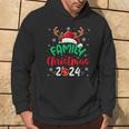 Family Christmas 2024 Santa Reindeer Matching Family Group Kapuzenpullover Lebensstil