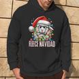 Fleece Navidad Feliz Navidad Sheep Christmas Kapuzenpullover Lebensstil