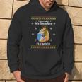 Flunder Fish Christmas Wonder Fishing Baltic Sea North Sea Kapuzenpullover Lebensstil