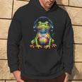 Frog Headphones Colourful Animal Print Kapuzenpullover Lebensstil