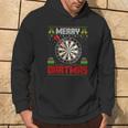 Dart Game Merry Dartmas Xmas Santa Ugly Dart's Christmas Kapuzenpullover Lebensstil