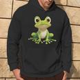 Frog With Big Eyes Frog Motif Kapuzenpullover Lebensstil