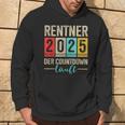 Pensioner 2025 Countdown Running For Retirement Kapuzenpullover Lebensstil