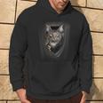 Pocket With Maine Coon Cat Motif Kapuzenpullover Lebensstil