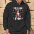 Saying Ho Ho Hol Mir Mal Ein Bier Ugly Christmas Kapuzenpullover Lebensstil