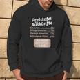 Sayings Cheeky Price Chart For Information Work Kapuzenpullover Lebensstil