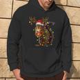 Squirrel Christmas Tree Lights Reindeer Christmas Kapuzenpullover Lebensstil