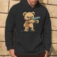 Teddy Bear With Gun For Gun Lovers Kapuzenpullover Lebensstil