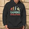 Gaming Evolution Humorideojuego Diciendo Divertido Gamers Sudadera Estilo de vida
