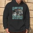 Go Away Kitten Offensive Werewolf Meme Bootleg Graphic Kapuzenpullover Lebensstil