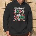 Goodbye 2024 Hello 2025 Merry Christmas Happy New Year 2025 Kapuzenpullover Lebensstil