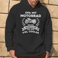 Grandpa With Motorcycle Nur Cooler Biker Hobby Kapuzenpullover Lebensstil