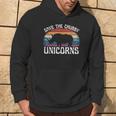 Guardar Los Unicornios Gorditosintage Rinoceronte Derechos Animales Divertido Sudadera Estilo de vida
