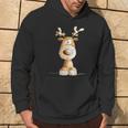 Happy Reindeer I Deer Wild Animal Elk Christmas Fun Kapuzenpullover Lebensstil