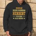 Herbert First Name Name Saying Herbert Kapuzenpullover Lebensstil