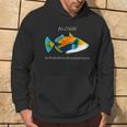 Humuhumunukuapua'a Olelo Hawaiian Reef Triggerfish Kapuzenpullover Lebensstil