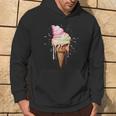 Ice Cream Melting Ice Cream Cone In Pastel Colours Kapuzenpullover Lebensstil