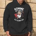 Komme Was Wolle Ich Schaf Das Landwirt Bauernhof Motivation Kapuzenpullover Lebensstil