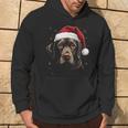 Labrador Dog Christmas Walking Dog Fan Kapuzenpullover Lebensstil