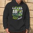 Level 18 Birthday Boy Gamer Man Decoration Age 2007 Kapuzenpullover Lebensstil