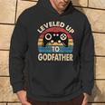Leveled Up To Godfather Retro Promocionado A Padrino Regalo Sudadera Estilo de vida