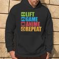 Lift Anime Game Repeat Gym For Geeks And Nerds Kapuzenpullover Lebensstil