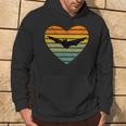 I Love Bat Fan Retrointage Flight Fox Bat Kapuzenpullover Lebensstil