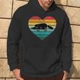 I Love Platypus Silhouette Heart Wilderness Australia Kapuzenpullover Lebensstil