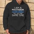 I Am A Multitarea I Can Listen Ignore And Forget Sudadera Estilo de vida