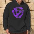 Music Turntable Record Dj Purple 45 Rpm Adapter Sudadera Estilo de vida