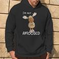 Not Amoosed Moose I Nö Fun Elk Word Game I No Statement Kapuzenpullover Lebensstil