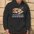Offizielles Schlaf Bullterrier Hunde Hund Hunderasse Kapuzenpullover Lebensstil