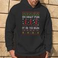 Oh What Fun It Is To Run Christmas Jumper Kapuzenpullover Lebensstil