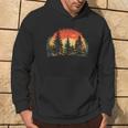 Outdoor Tree Nature Lovers Sunset Retro Forest Kapuzenpullover Lebensstil