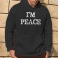 I Come In Peace I'm Peace Couples Matching Kapuzenpullover Lebensstil