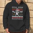 Pew Pew It's Christmas Madafakas Cat Santa Kapuzenpullover Lebensstil