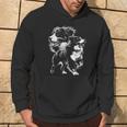 Playful Bernese Mountain Dog In Cool Drawing Style Kapuzenpullover Lebensstil