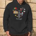 Portugal Lisbon Card Icon Traditional Keepsake Kapuzenpullover Lebensstil