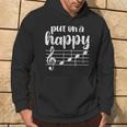 Put On A Happy Face Music Gráfico Divertido Para El Músico Sudadera Estilo de vida