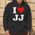 Red Heart I Love Jj Kapuzenpullover Lebensstil