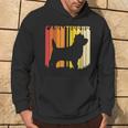 Retro Cairn Terrier Dog Feliz Navidad Regalo Sudadera Estilo de vida